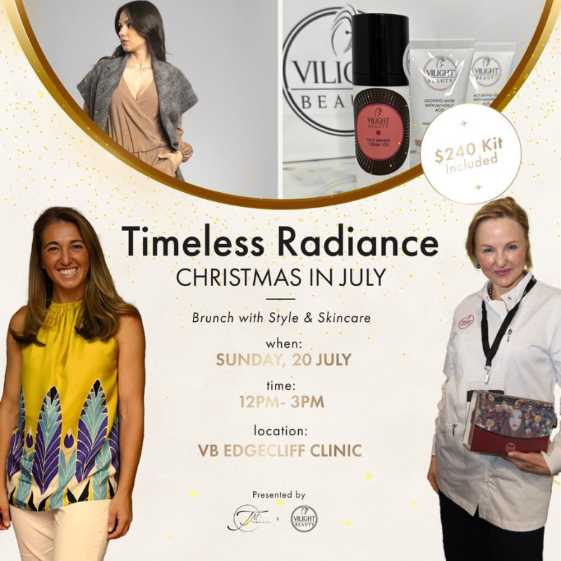 ✨ Timeless Radiance - Christmas in July: A Brunch of Skincare & Style 