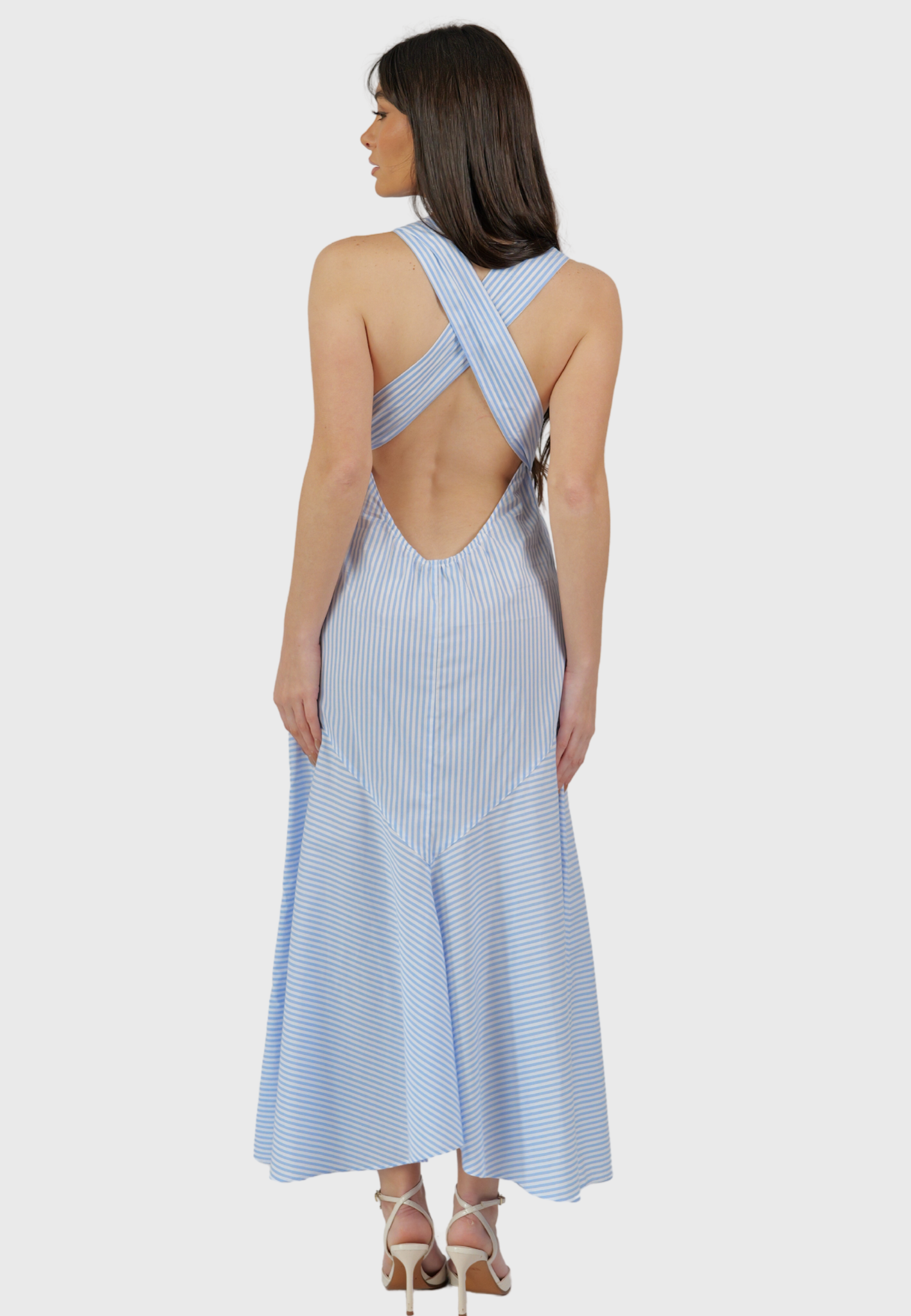 Amalfi Striped Cotton Dress