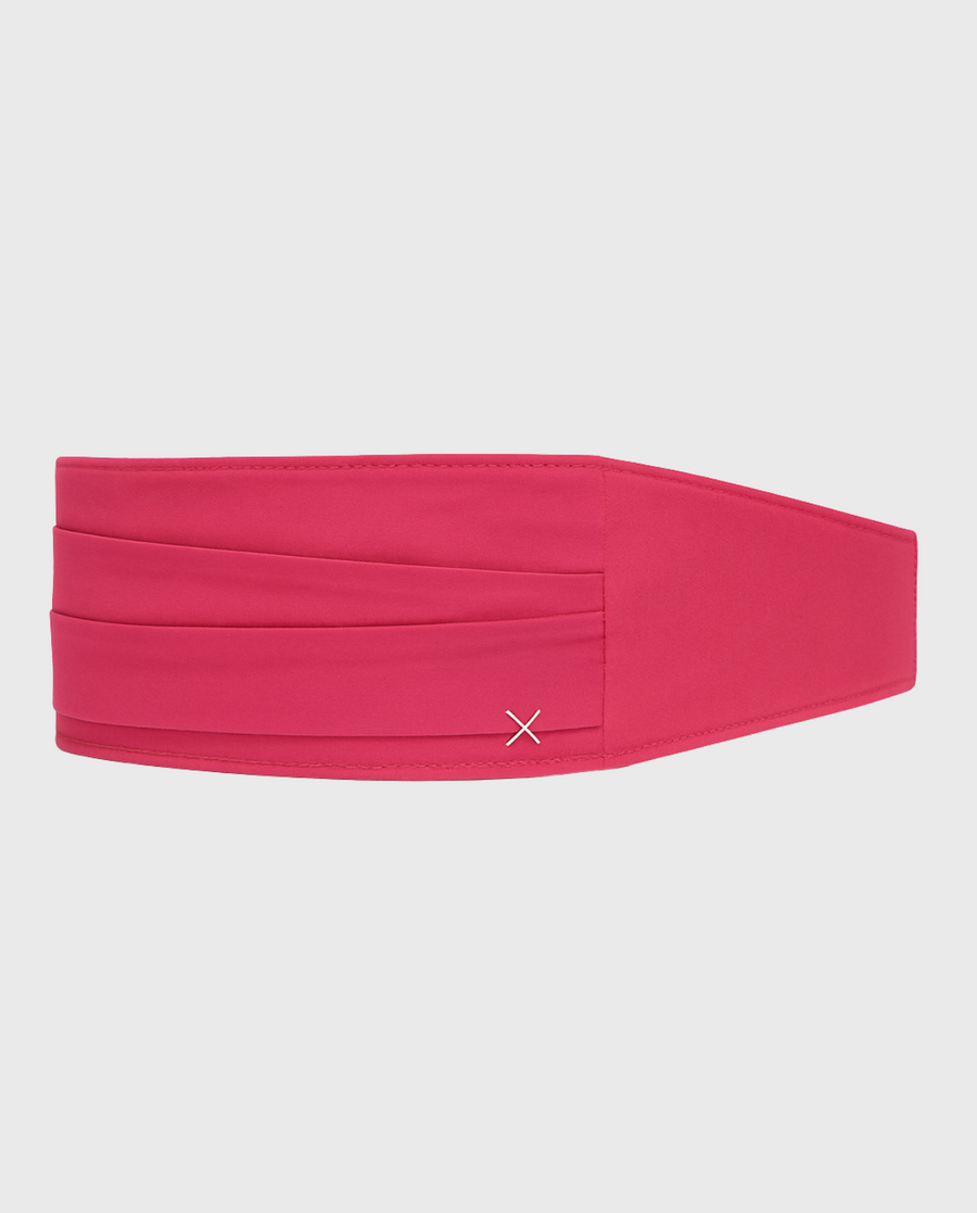 Ustoni Pleated Waist Belt – Fuchsia