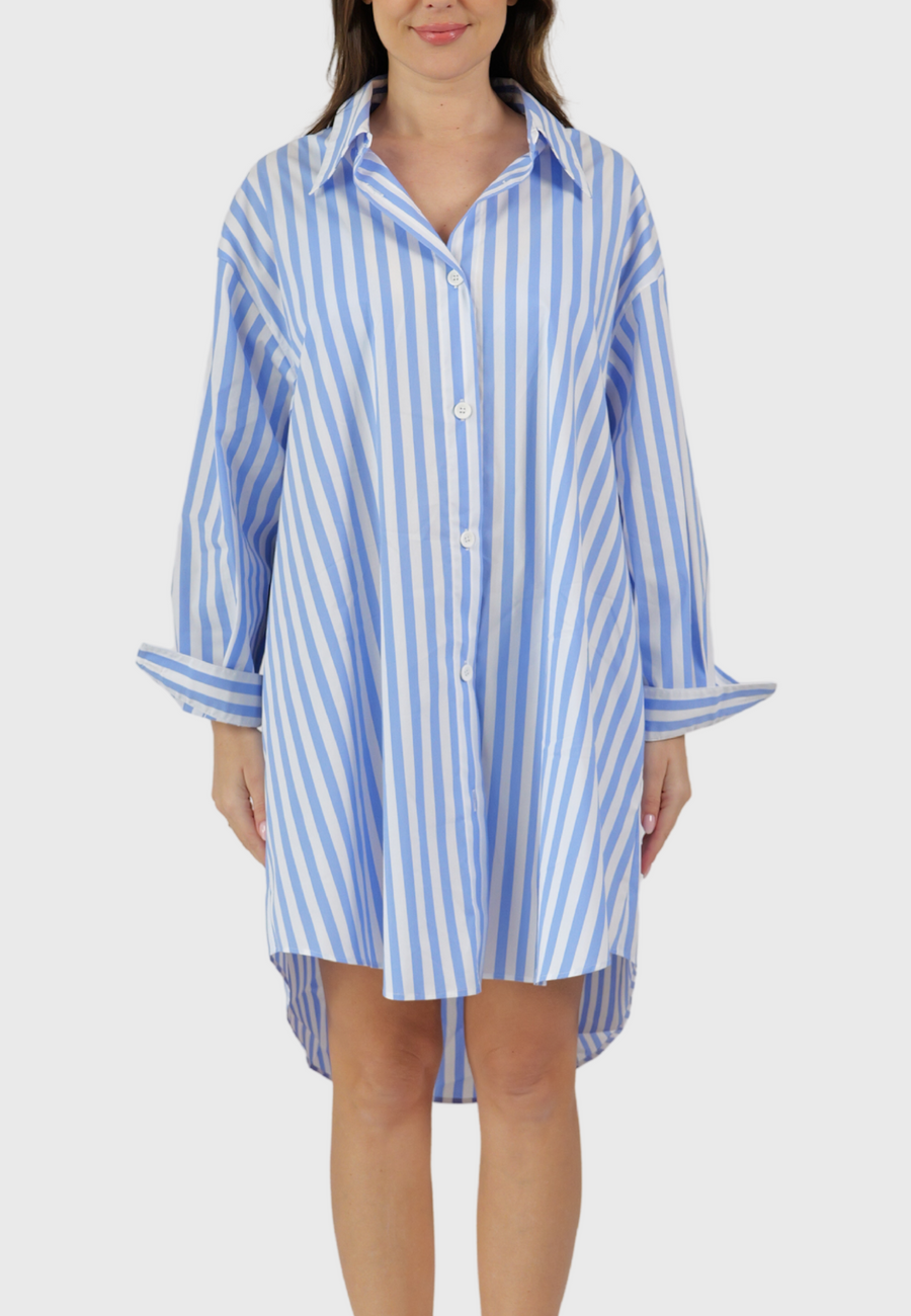 Lipari Oversized Shirt Dress