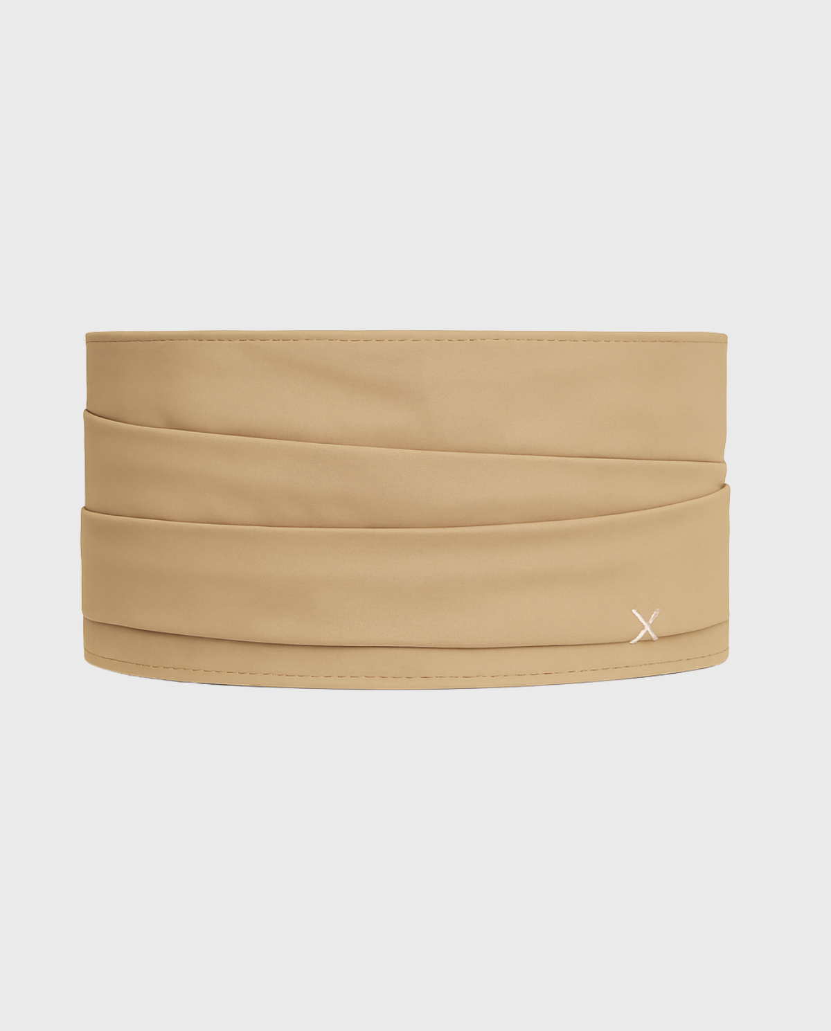 Ustoni Pleated Waist Belt – Beige