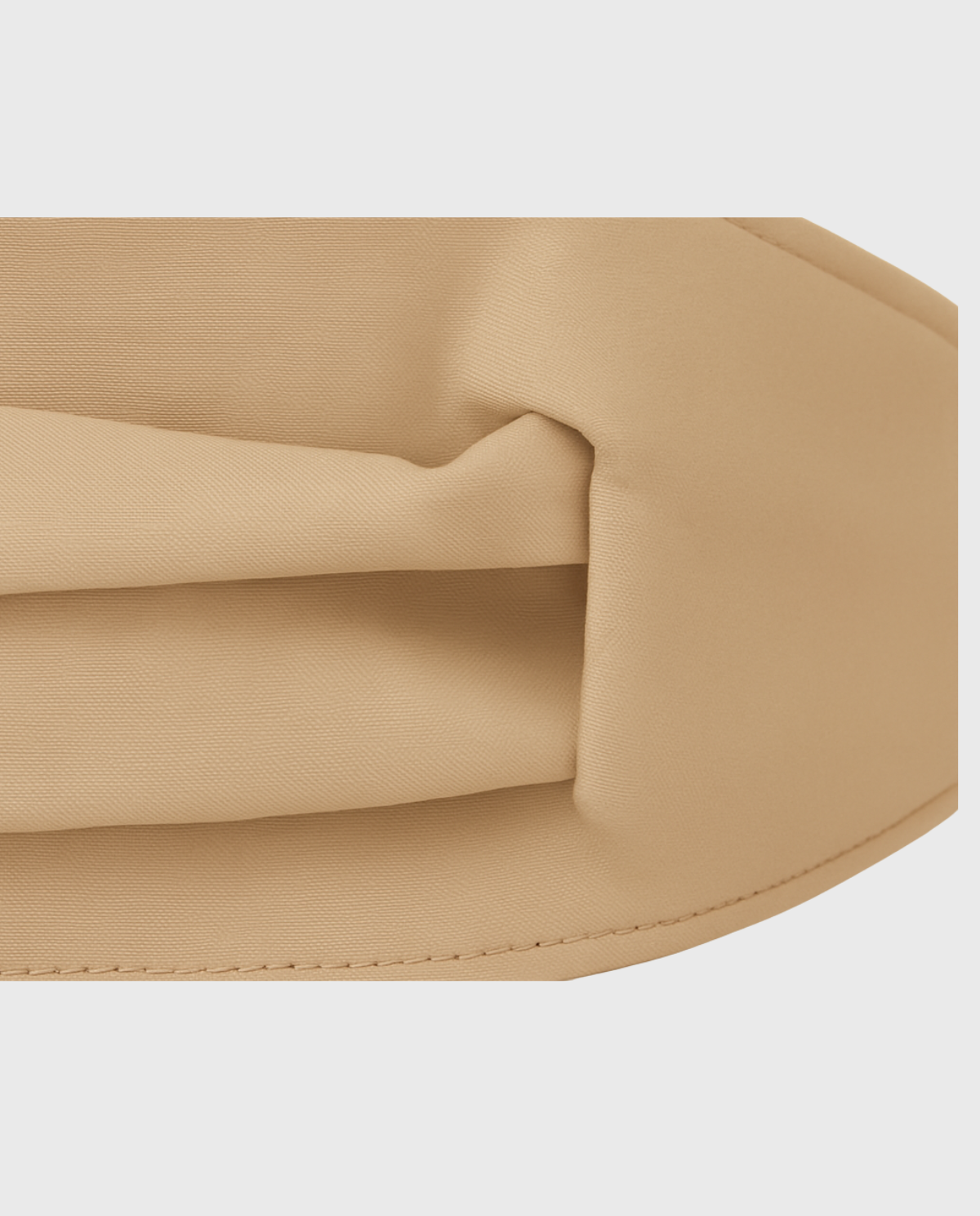 Ustoni Pleated Waist Belt – Beige