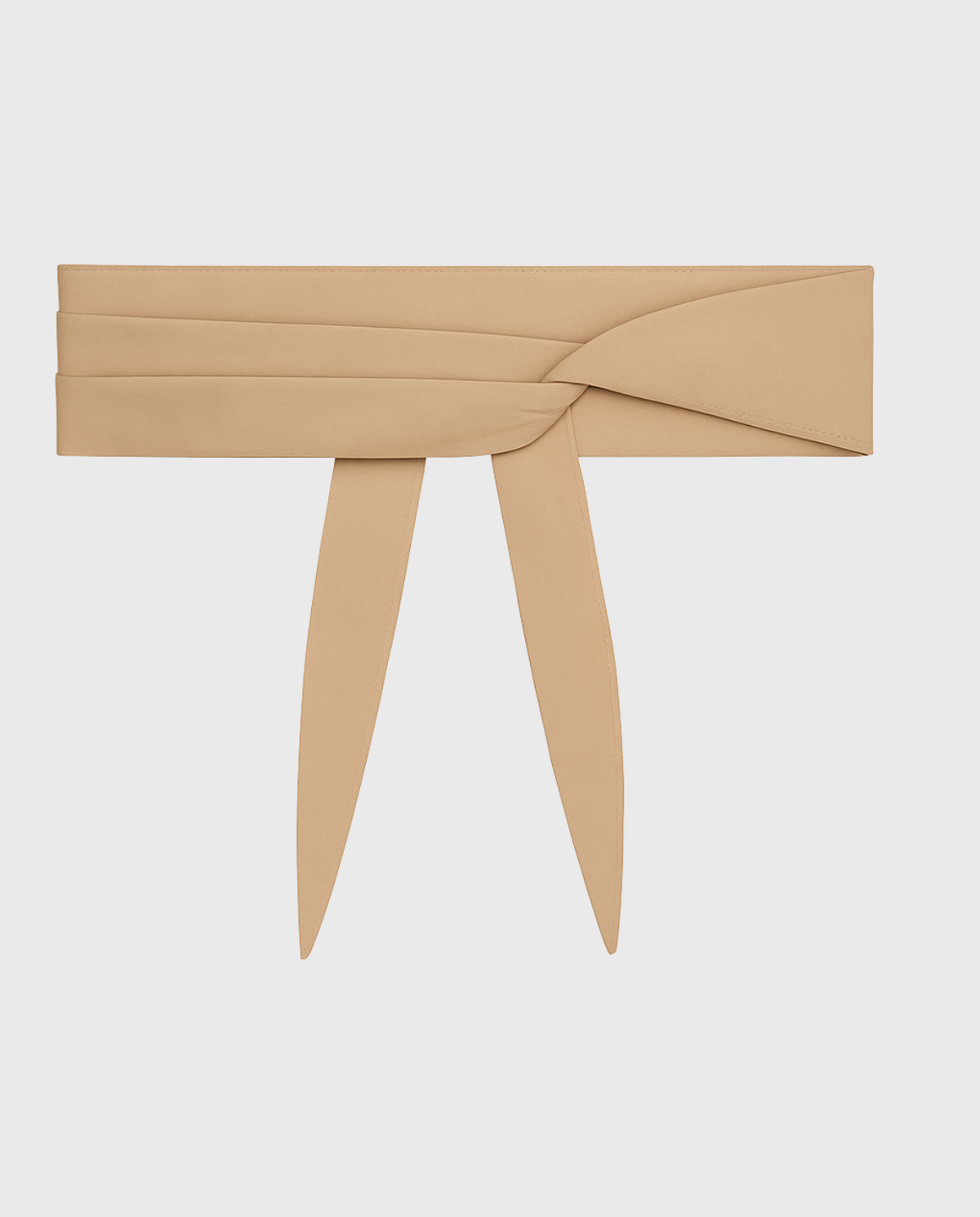 Ustoni Pleated Waist Belt – Beige