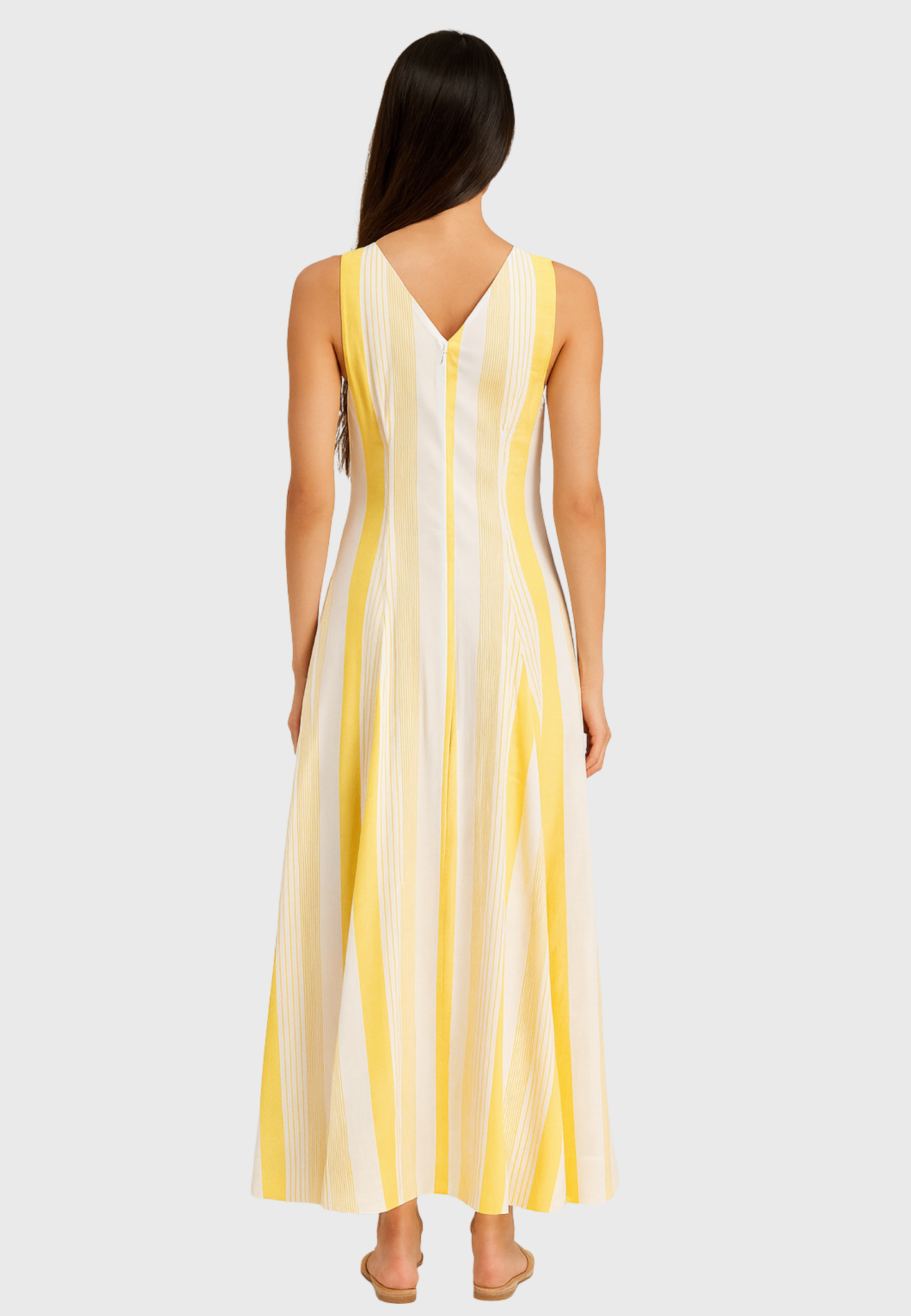 Maratea Dress – Lemon Stripe