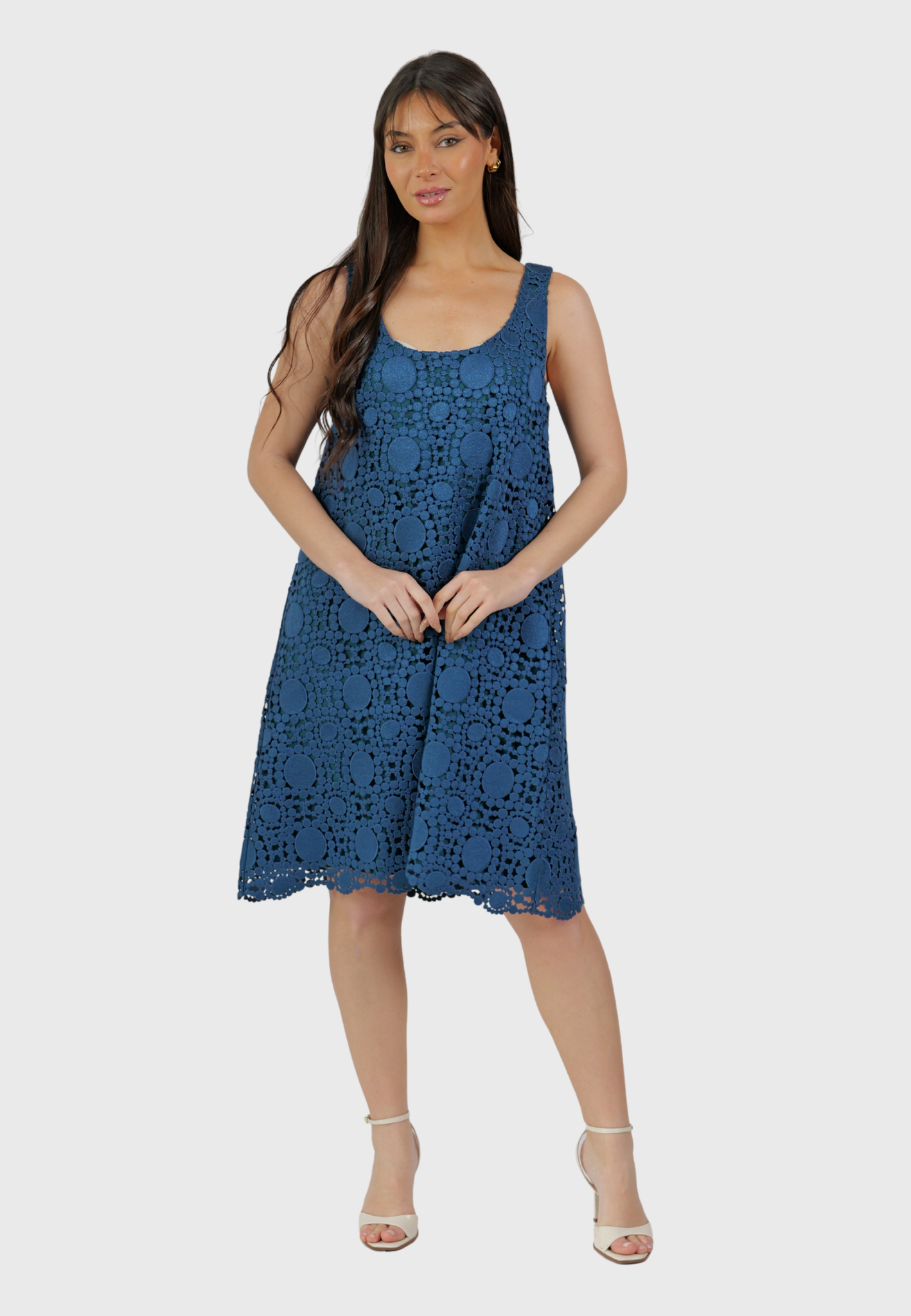 Anacapri Dress – Midnight Blue Crochet