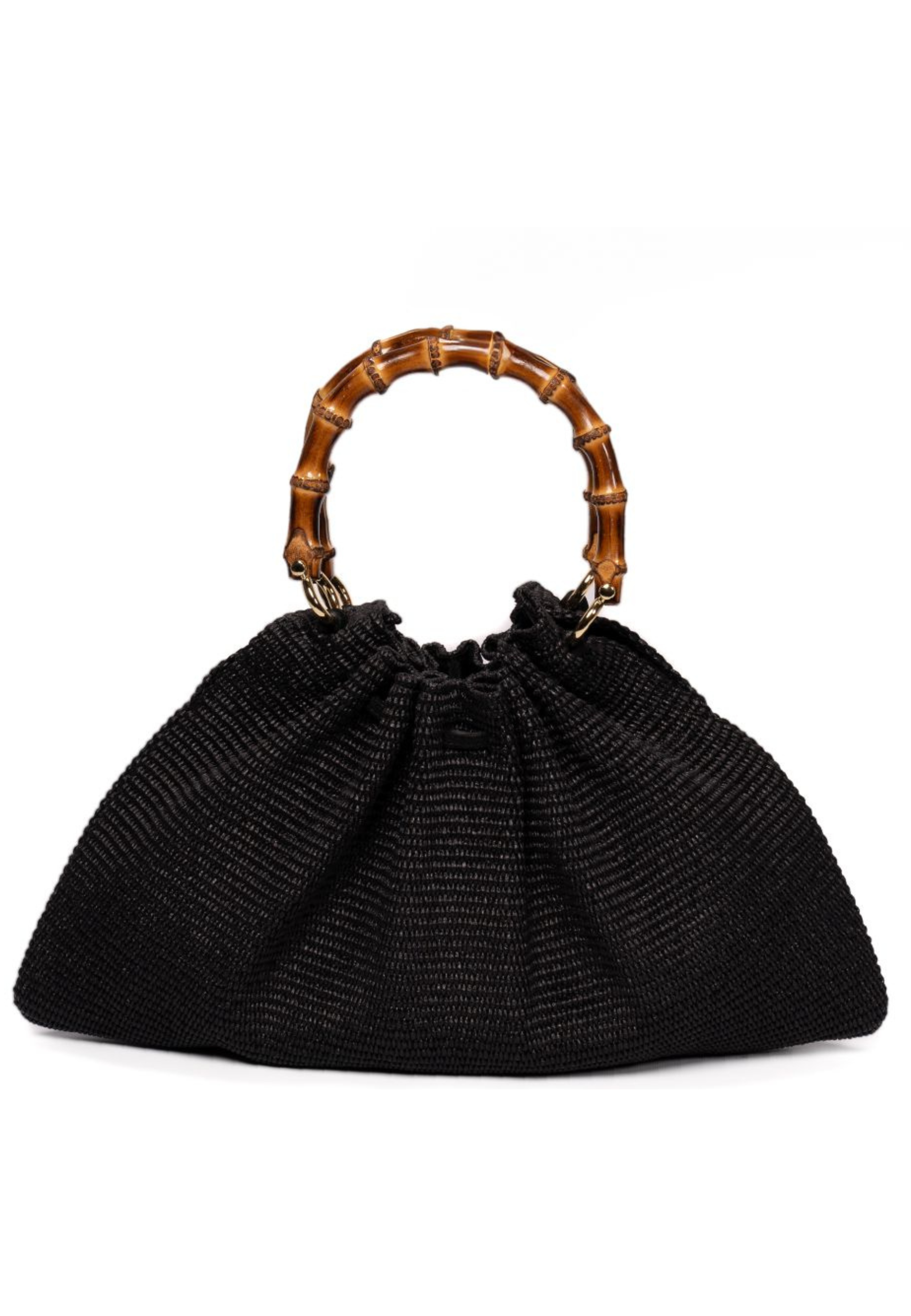 Bamboo handbag on sale