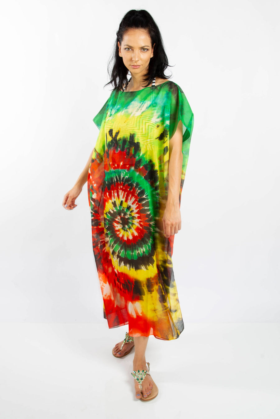 beach wear kaftan made in Italy, quality beach wear