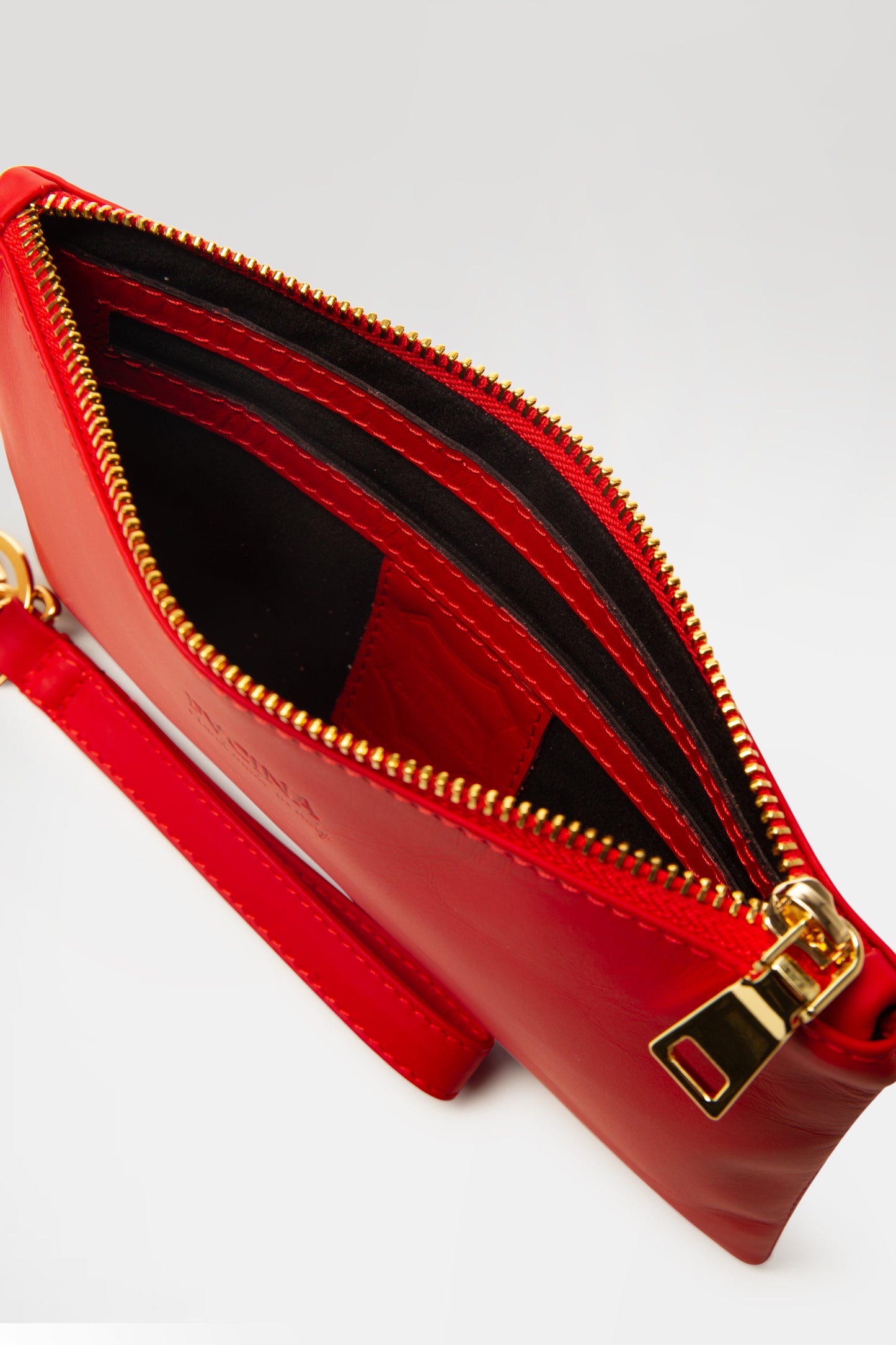 Red leather clutch, Italian leather clutch, handmade leather clutch, premium leather clutch, high-quality leather clutch, handbags, women clutches