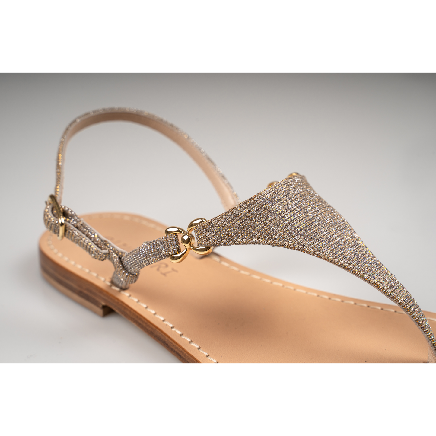 Handmade Capri Sparkly Sandals