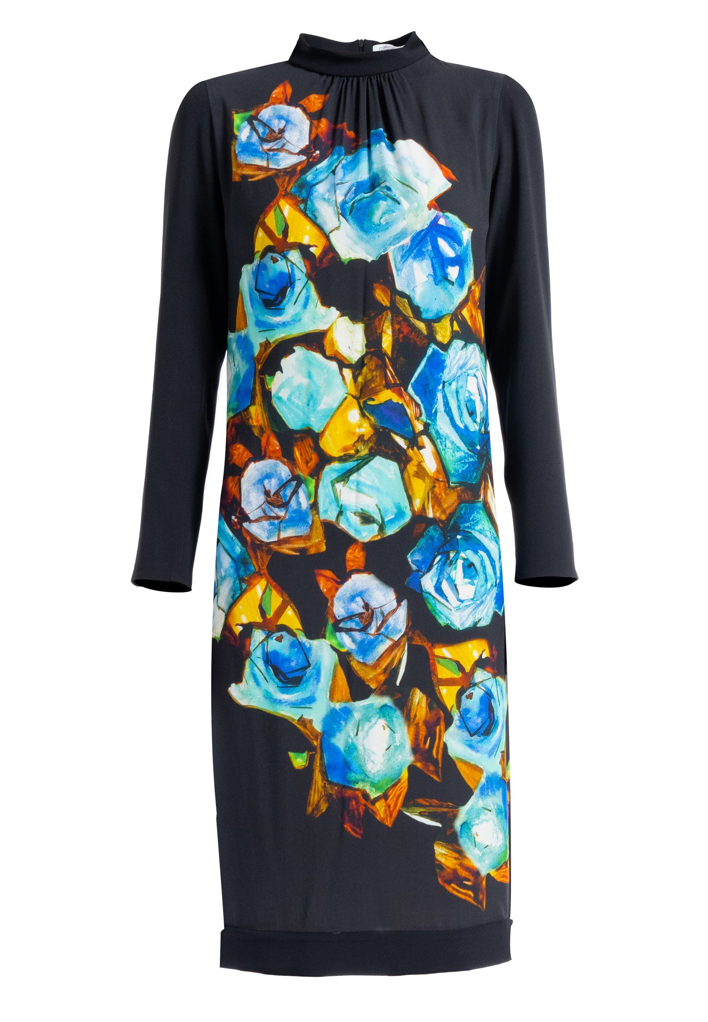 Venere High Neck Midi Dress