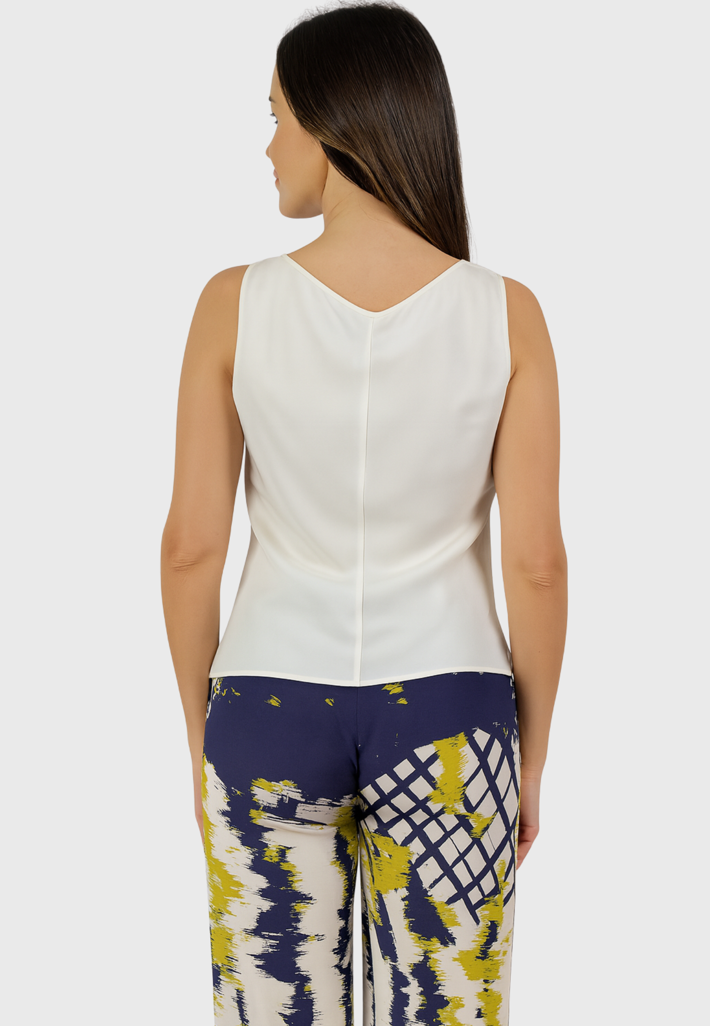 Como Silk Top – Ivory White