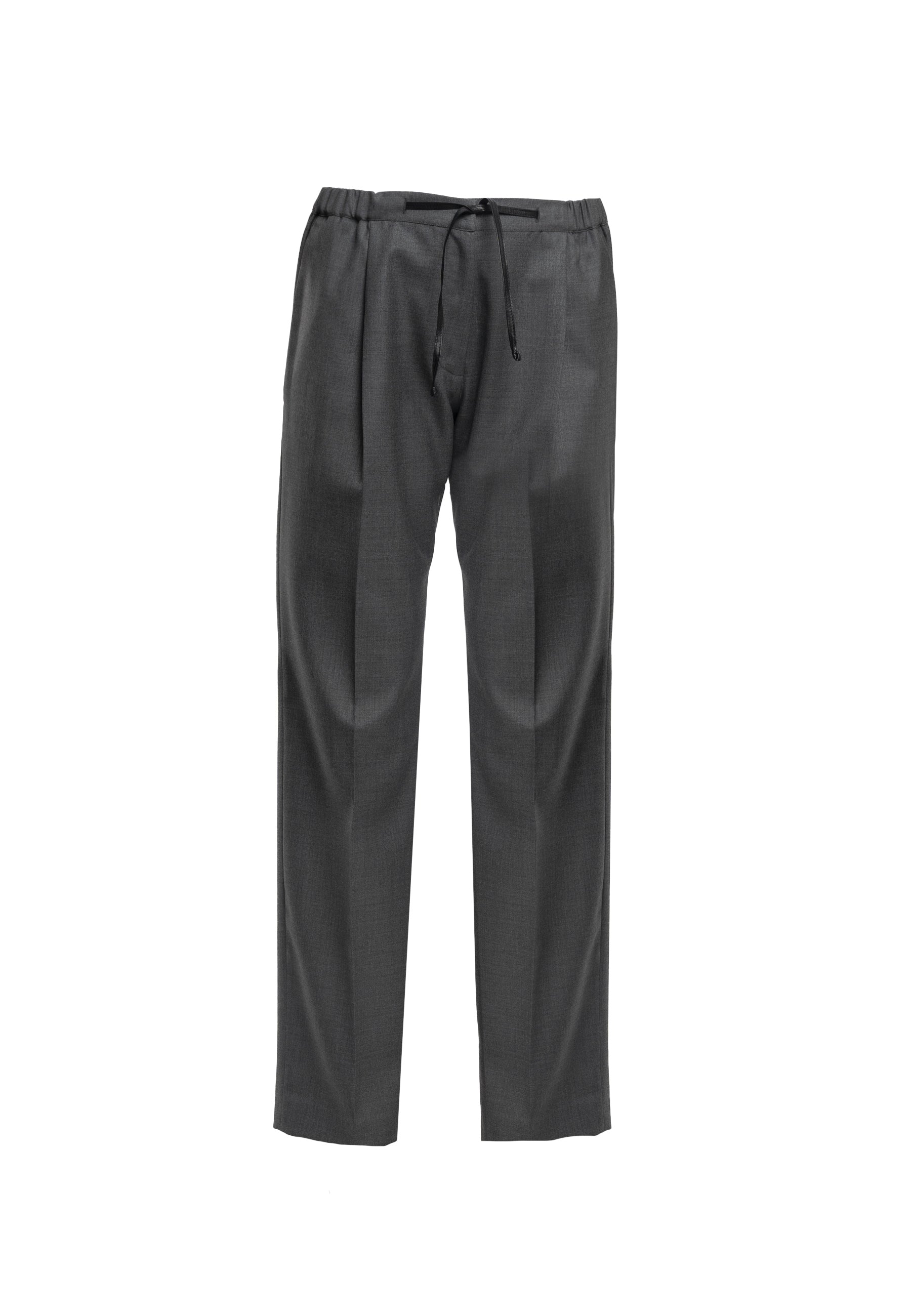 Italian wool trousers, drawstring waist trousers, high-quality wool pants, timeless design trousers, Italian style clothing