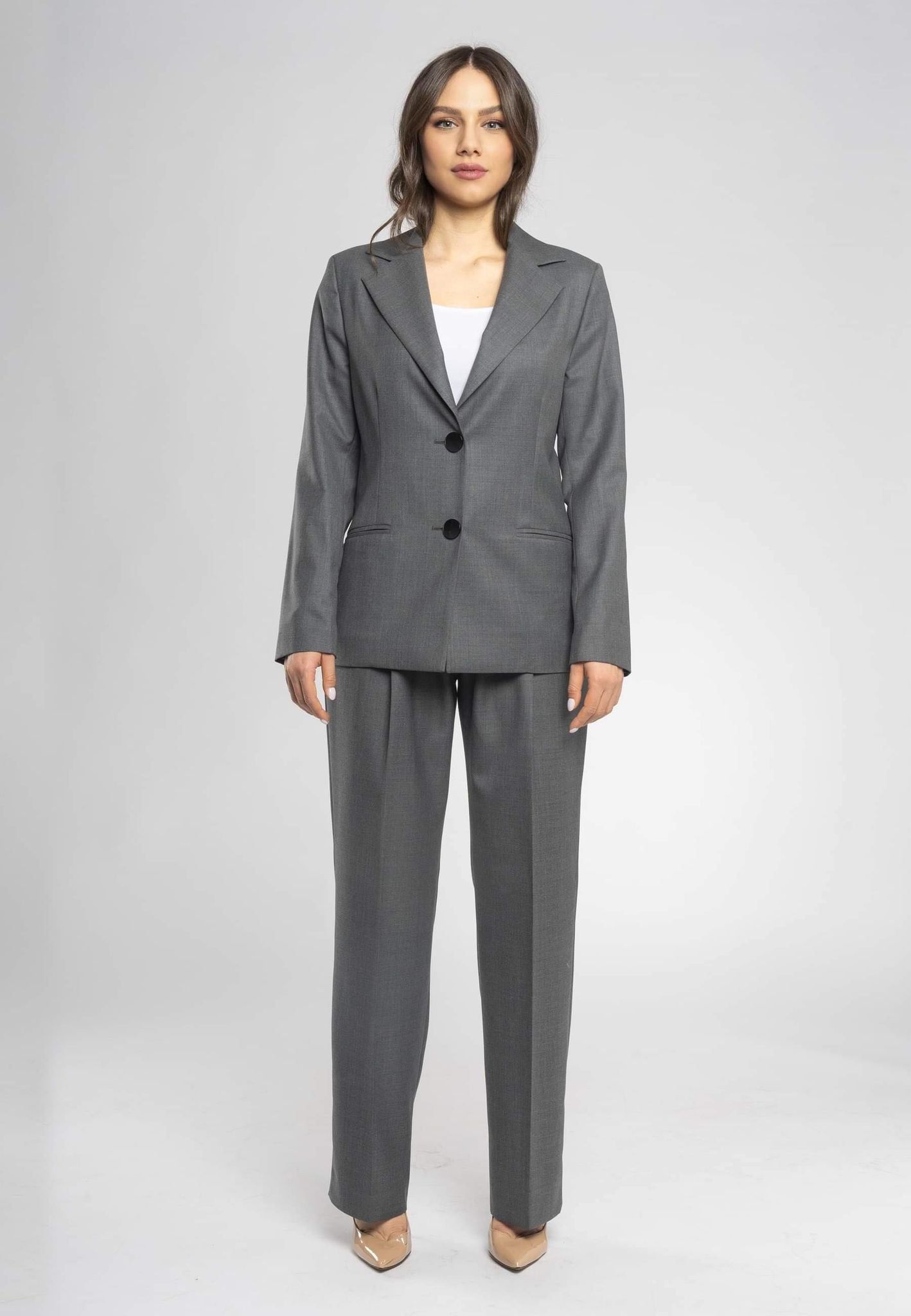 Italian wool trousers, drawstring waist trousers, high-quality wool pants, timeless design trousers, Italian style clothing