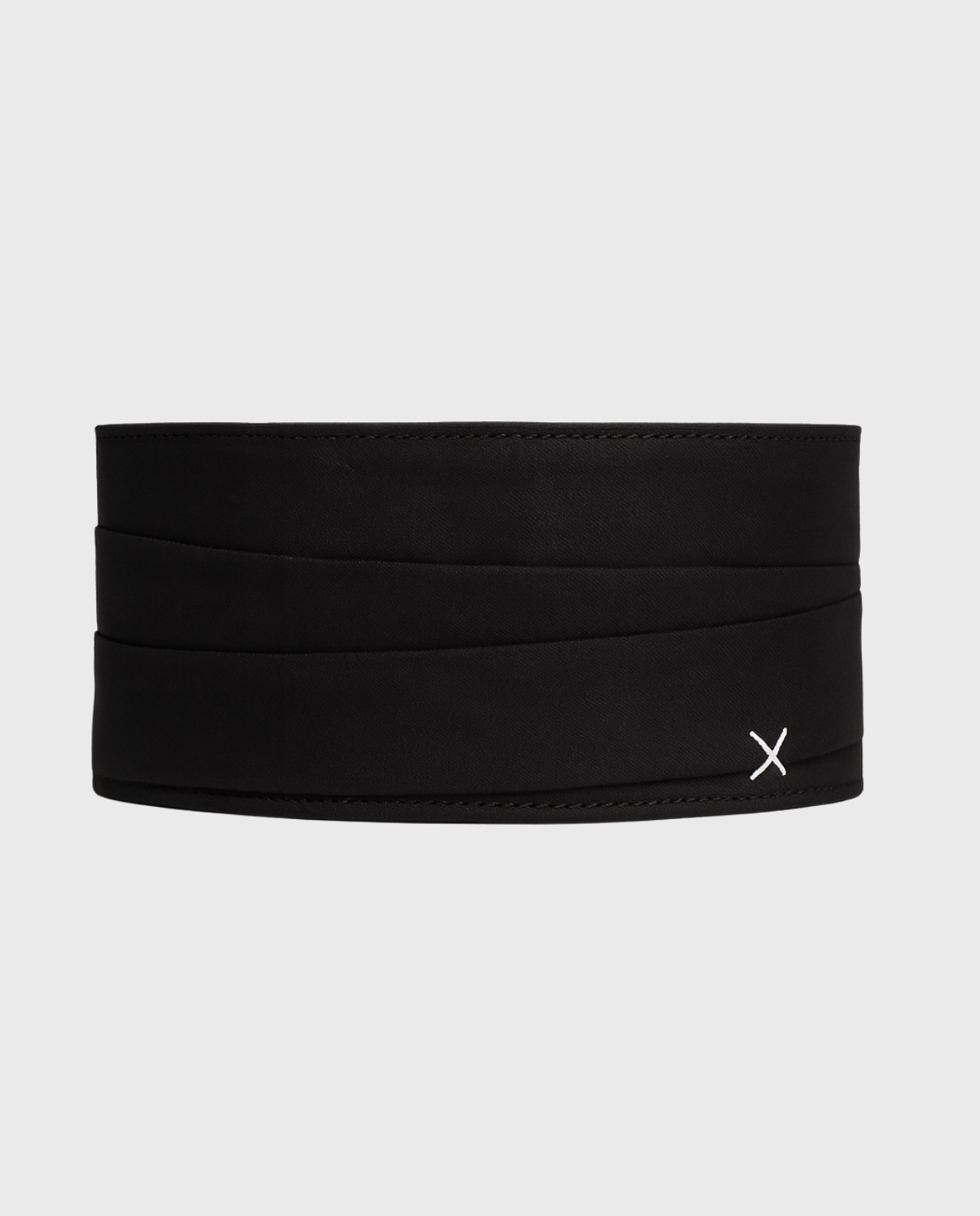 Ustoni Pleated Waist Belt – Black
