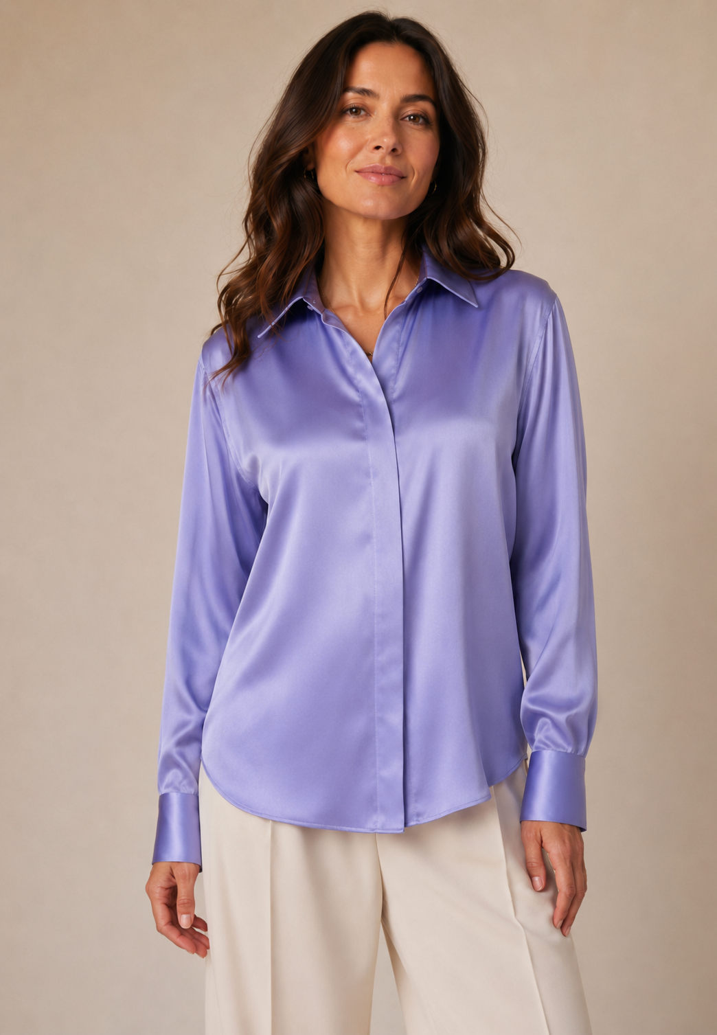 The Lavinia Shirt – Pure Silk Elegance