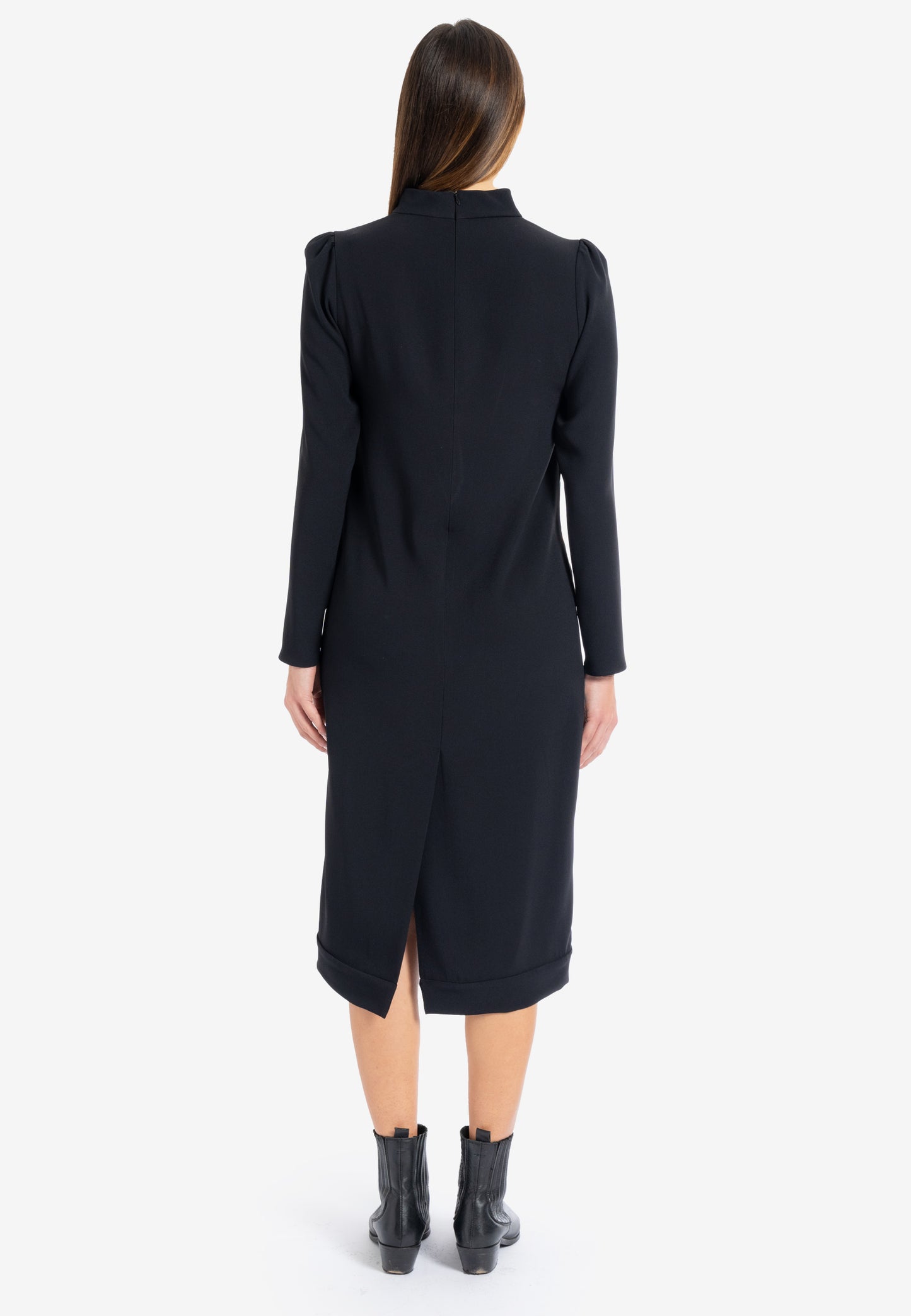 Venere High Neck Midi Dress