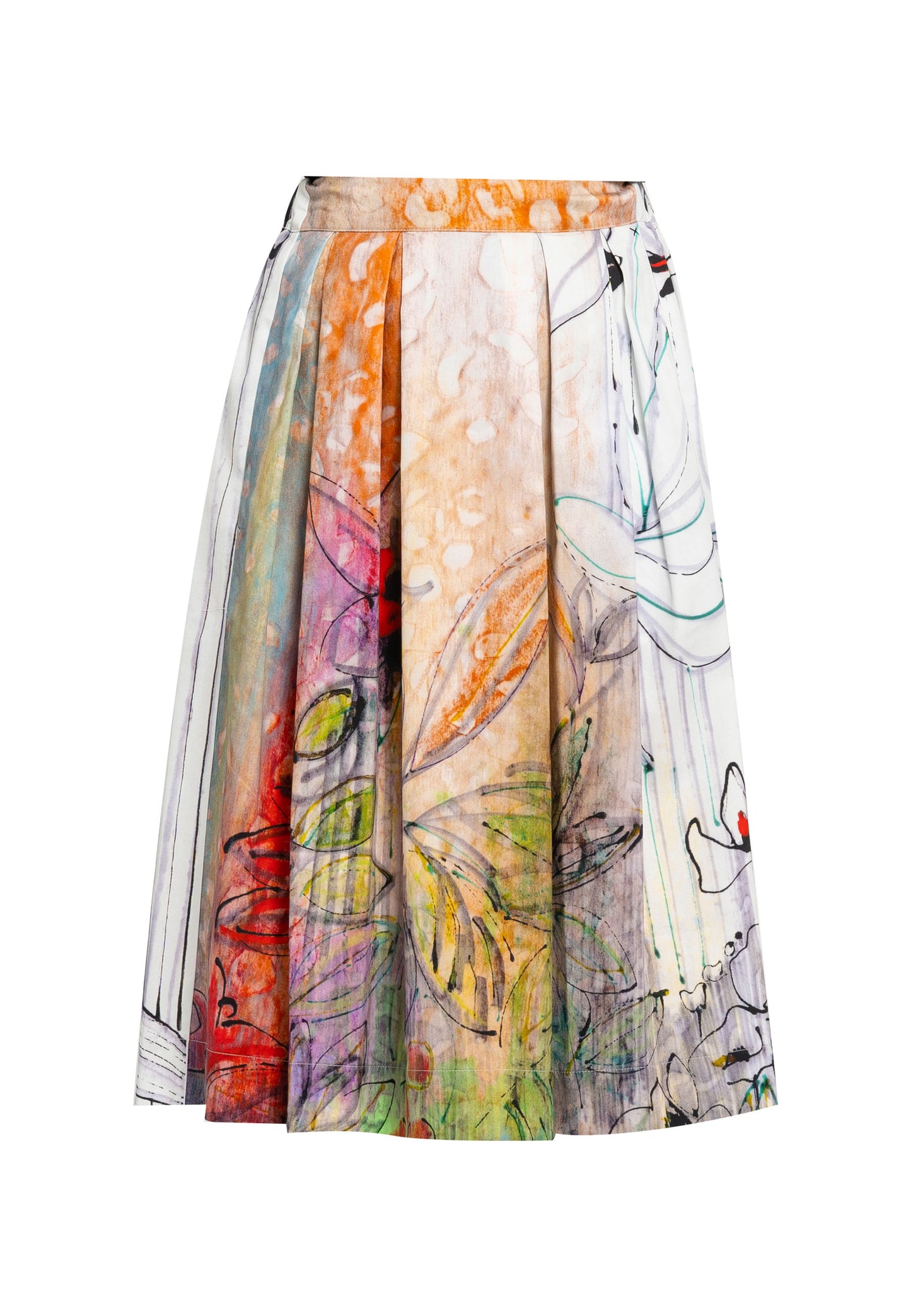 a-line floral midi skirt; floral midi skirt australia; floral midi skirt; woman midi skirt; Alice Floral Midi Skirt, midi skirt, faille skirt, faille skirts, best spring skirt, alice skirt; organic cotton, midi skirt, mini skirt, springtime fashion, high waisted skirt, floral skirt, waist cincher skirt