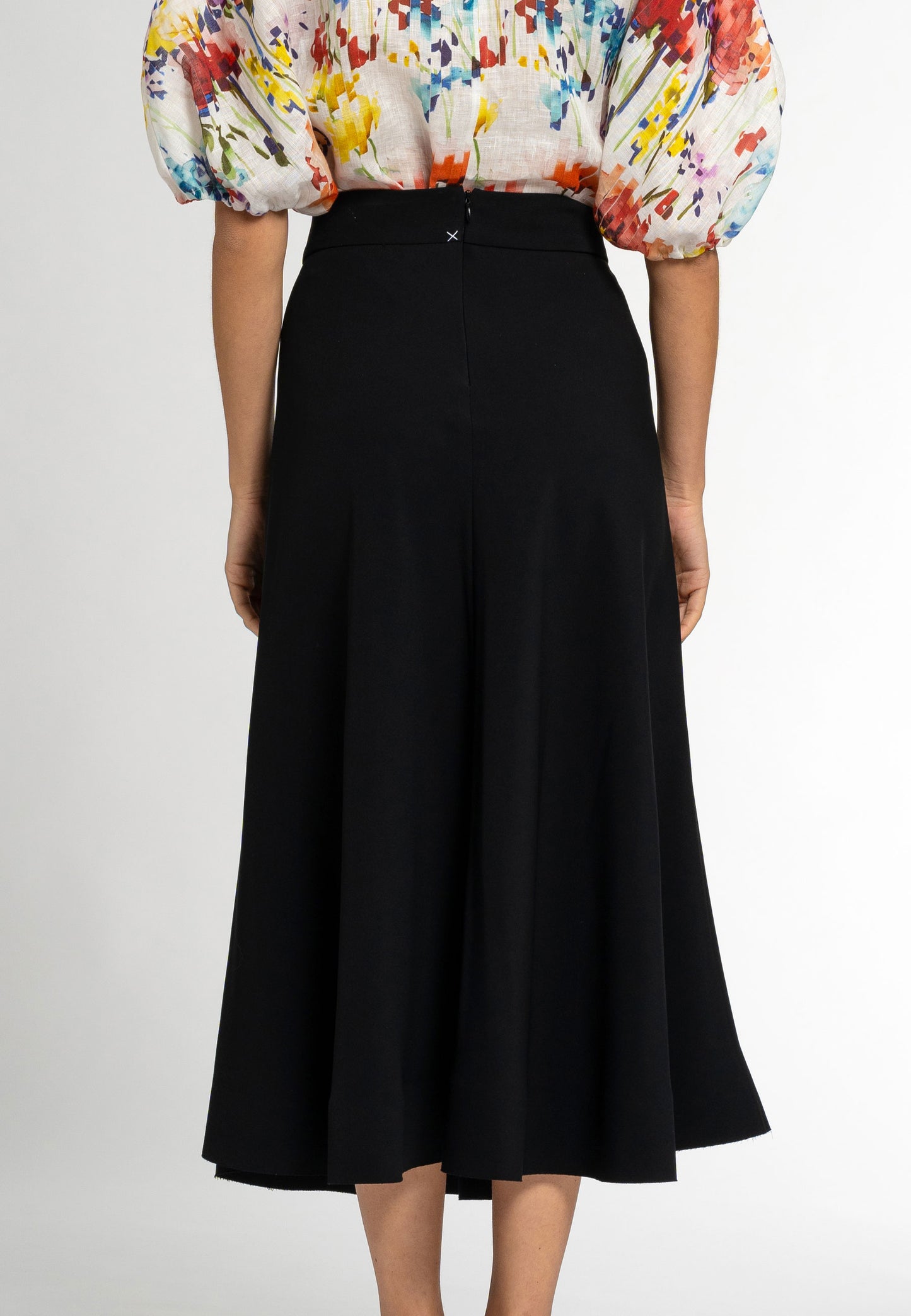 Lilli A-Line Midi skirt, black skirt, a line skirt, maxi skirt, high waist skirt, Lilli Silk blouse, lilli skirt, midi skirt, midi length skirt, long skirt, maxi skirt, maxi length skirt