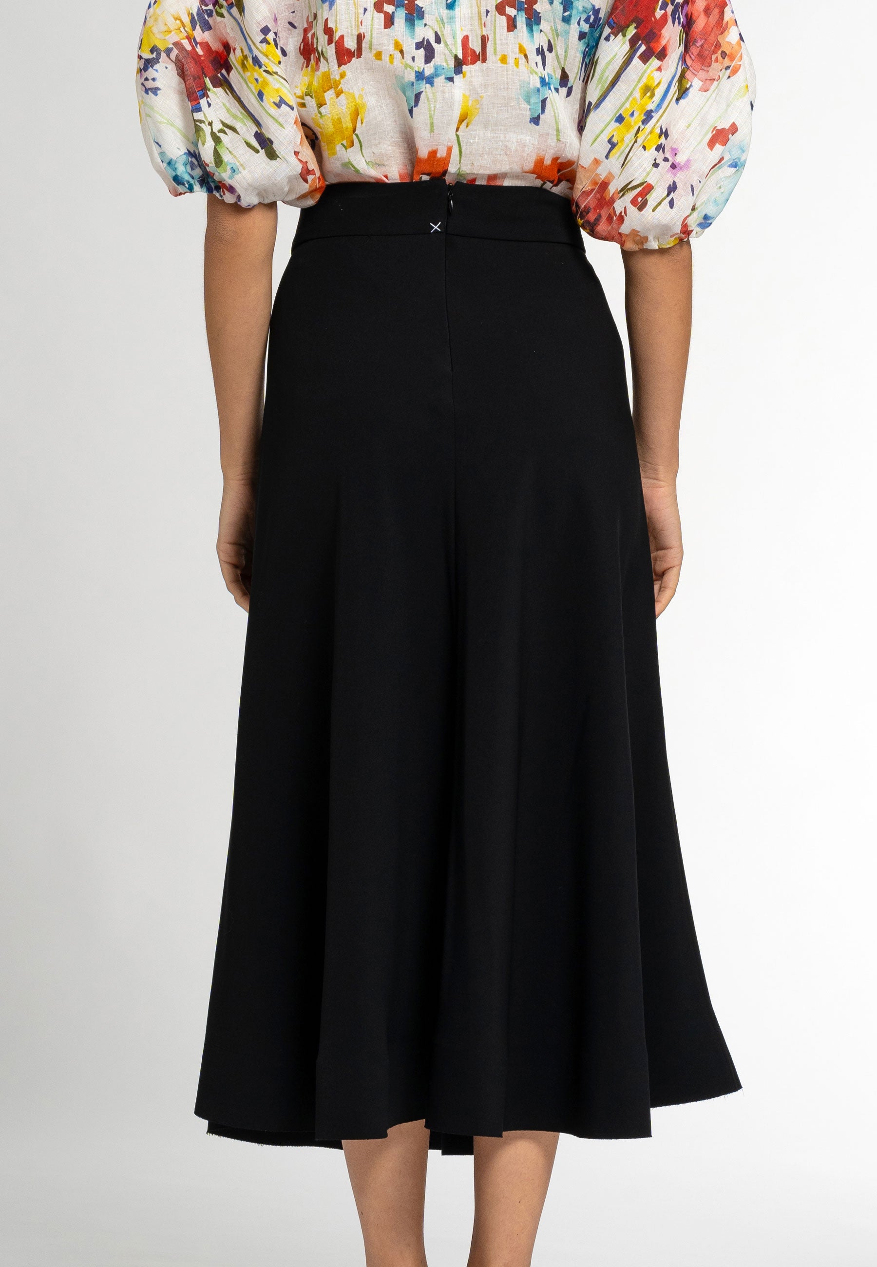 Lilli A-Line Midi skirt, black skirt, a line skirt, maxi skirt, high waist skirt, Lilli Silk blouse, lilli skirt, midi skirt, midi length skirt, long skirt, maxi skirt, maxi length skirt