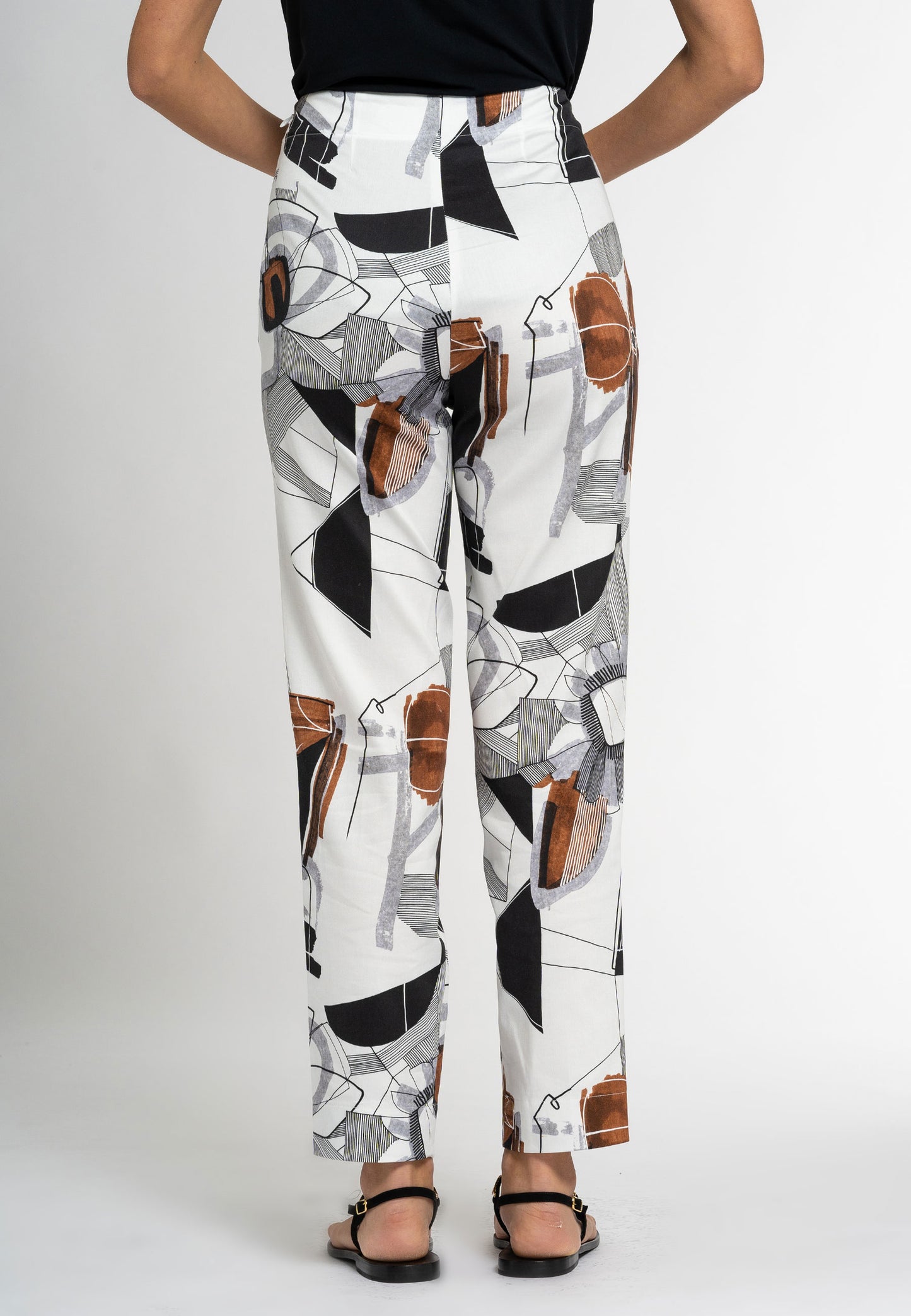 abstract women pants; trousers for women women's trousers, pants, female pants, designer pants, women's trousers onlinetrousers, women's trousers, trousers for women, green trousers, organic cotton trousers, sustainable fashion