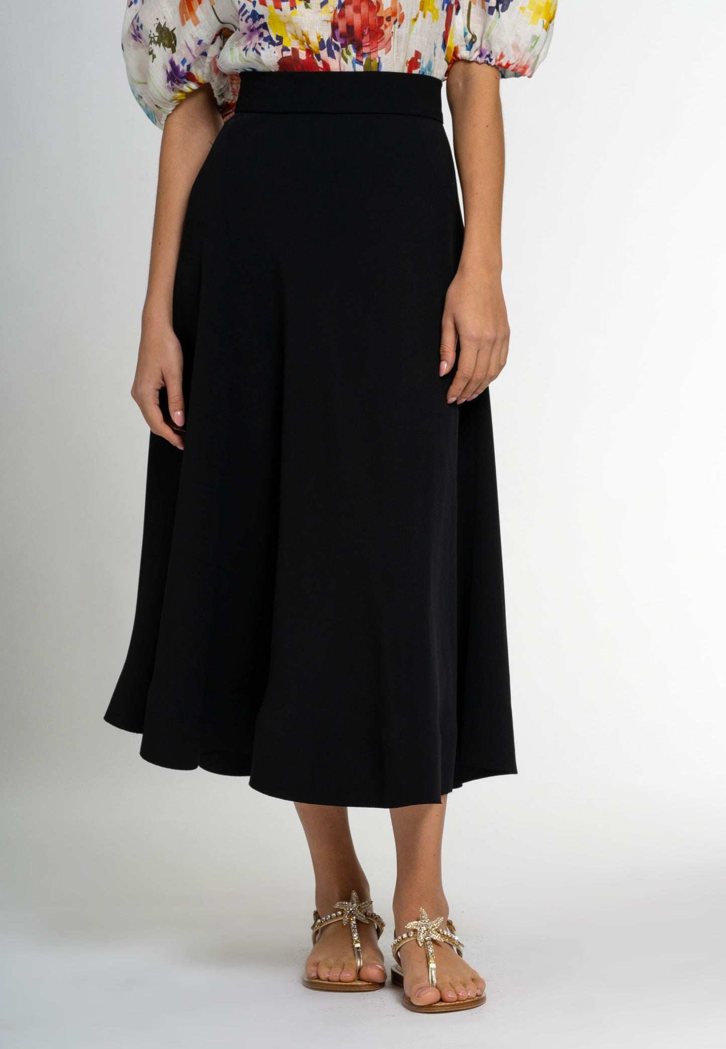 Lilli A-Line Midi skirt, black skirt, a line skirt, maxi skirt, high waist skirt, Lilli Silk blouse, lilli skirt, midi skirt, midi length skirt, long skirt, maxi skirt, maxi length skirt