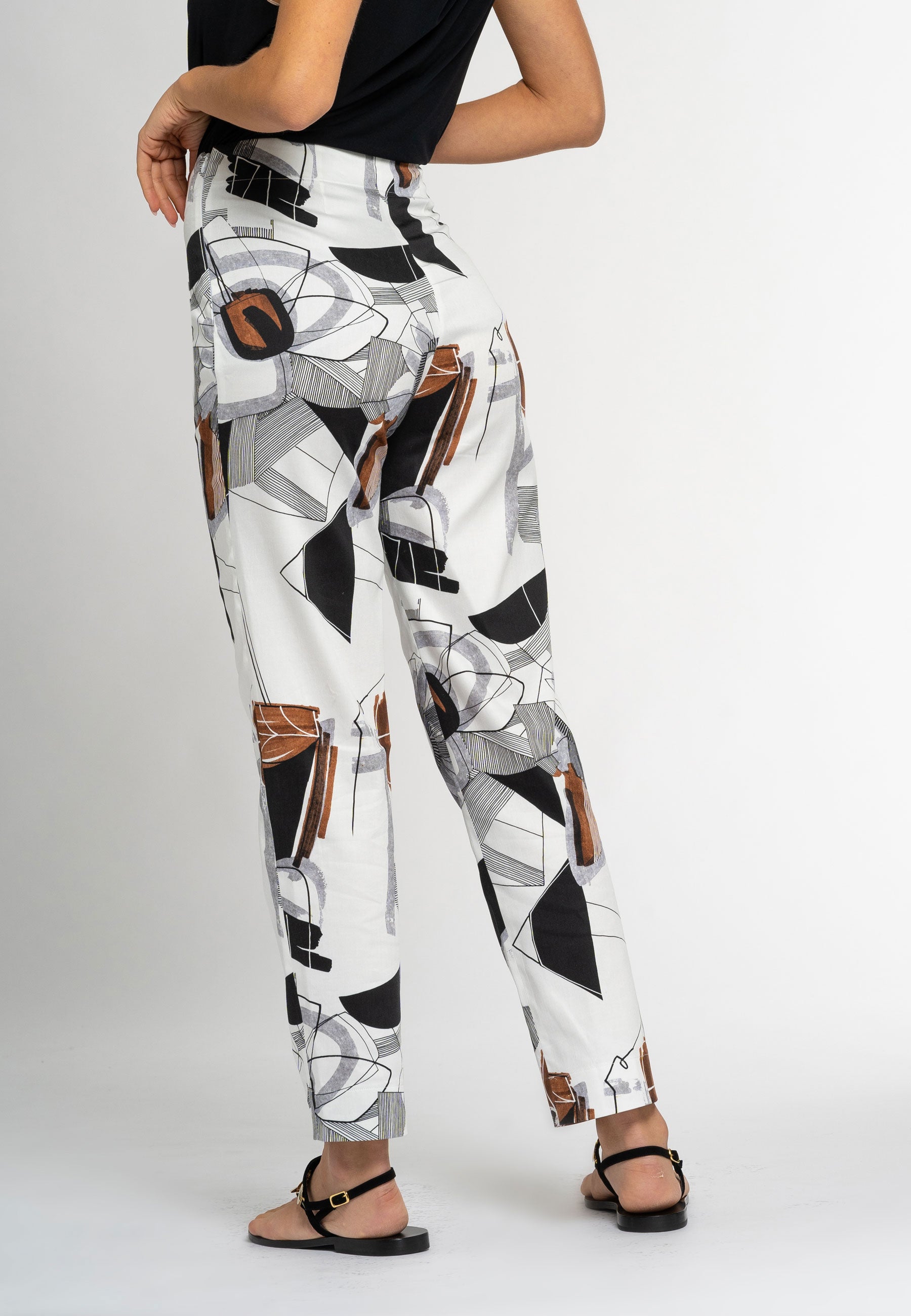 abstract women pants; trousers for women women's trousers, pants, female pants, designer pants, women's trousers onlinetrousers, women's trousers, trousers for women, green trousers, organic cotton trousers, sustainable fashion